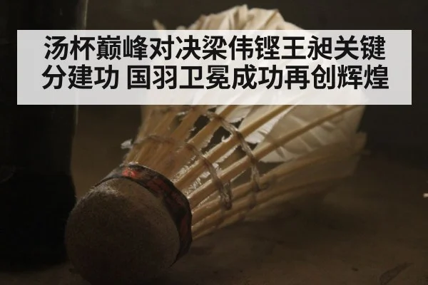 汤杯巅峰对决梁伟铿王昶关键分建功 国羽卫冕成功再创辉煌